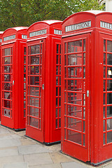 Image showing London telephone box