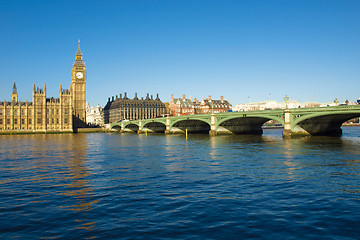Image showing Westminster Bridge, London