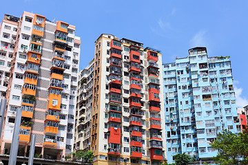 Image showing Home building in Hong Kong