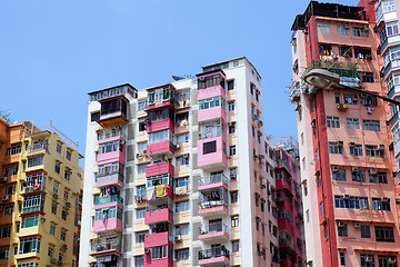 Image showing Home building in Hong Kong