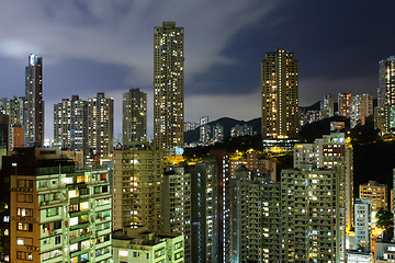 Image showing Apartment building in Hong Kong