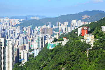 Image showing The Peak in Hong Kong