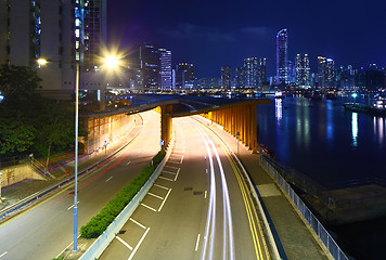 Image showing City at night