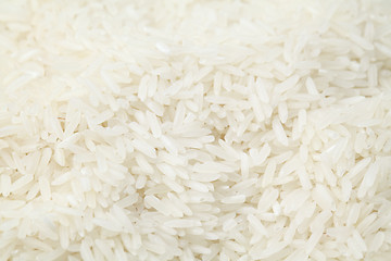 Image showing Uncooked white rice