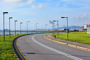 Image showing Empty asphalt road 