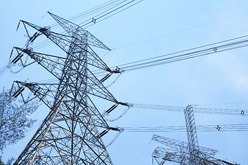 Image showing Power transmission tower