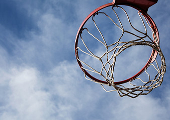 Image showing Basketball cage