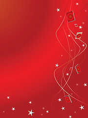 Image showing christmas background red