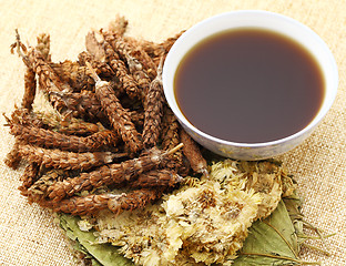 Image showing Chinese herbal medicine with ingredient