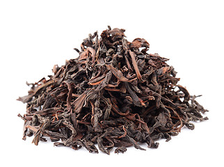 Image showing Chinese black tea isolated on white background