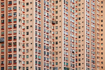 Image showing Facade of building in Hong Kong 