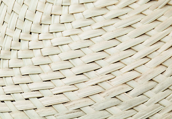 Image showing Wicker basket close up