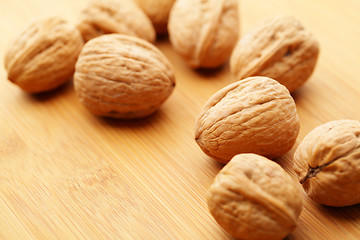 Image showing Walnut on table