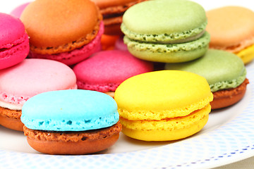 Image showing Colorful macaron