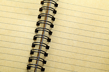 Image showing Spiral notebook