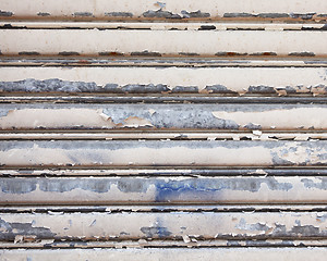 Image showing Cracked roller shutter 