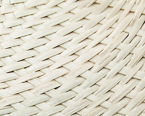 Image showing Wicker basket close up