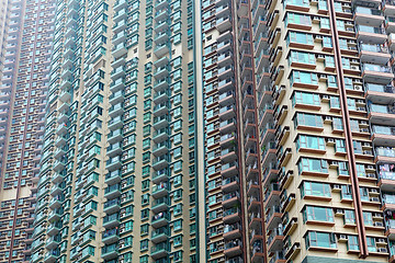 Image showing Exterior of residential building in Hong Kong 