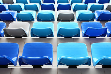 Image showing Seats in stadium