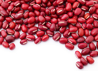 Image showing Red Bean on white background