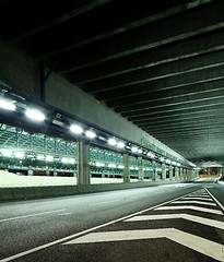 Image showing Empty tunnel 