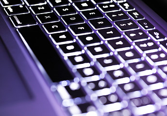 Image showing Illuminated keyboard