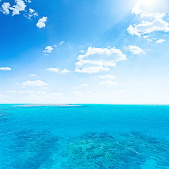 Image showing Sky and sea