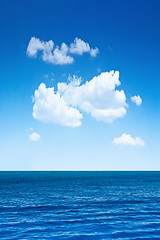 Image showing Sky and sea