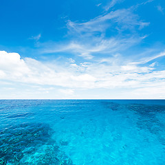 Image showing Sea and sky