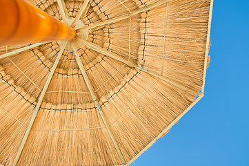 Image showing Beach umbrella