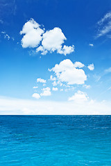 Image showing Sky and sea