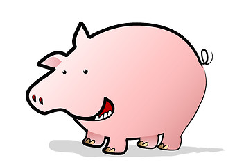 Image showing A Happy Pig