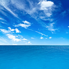 Image showing Sky and sea
