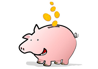 Image showing Happy Piggy Bank