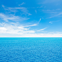 Image showing Ocean and sky