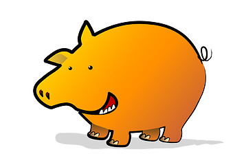 Image showing Gold Pig