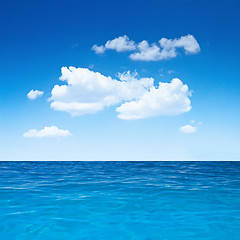 Image showing Sky and sea