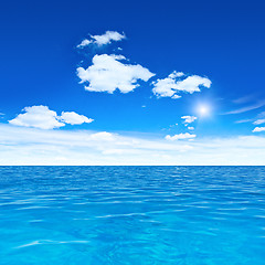 Image showing Sea and sky