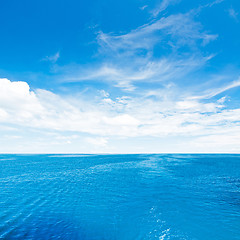 Image showing Sky and sea