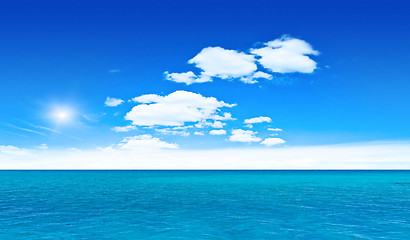 Image showing Sky and sea