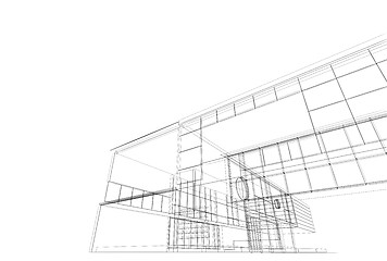 Image showing Architecture blueprint