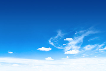 Image showing Blue sky and clouds