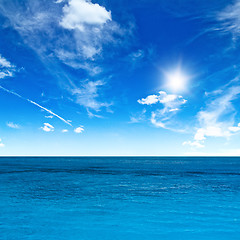 Image showing Sea and sky