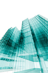 Image showing 3d skyscrapers