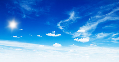 Image showing Panoramic sky