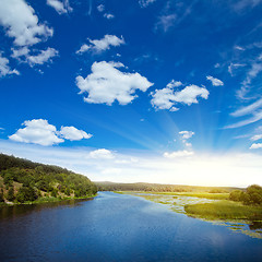 Image showing Beautiful river