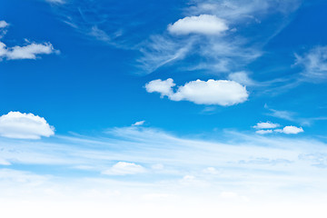 Image showing Blue sky and clouds