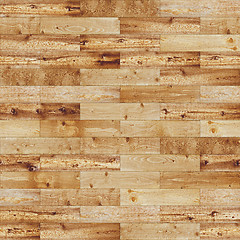 Image showing Wood seamless yellow