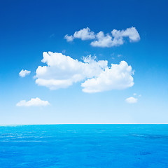 Image showing Ocean and sky