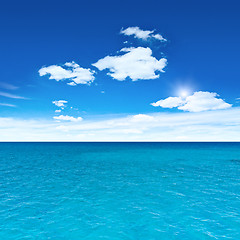 Image showing Sky and sea